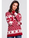 Sweter z motywem świątecznym - model 1