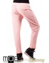 Dresowe spodnie damskie - różowe