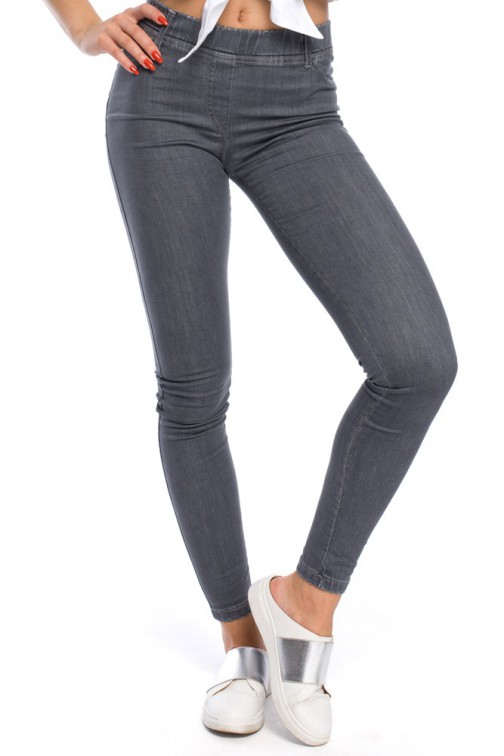 CM3162 Elastyczne kobiece legginsy jeansowe