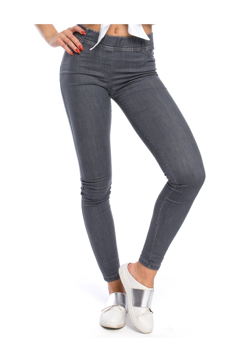 CM3162 Elastyczne kobiece legginsy jeansowe