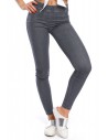Elastyczne kobiece legginsy jeansowe