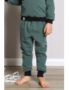 Klasyczne bawełniane spodnie - zielone