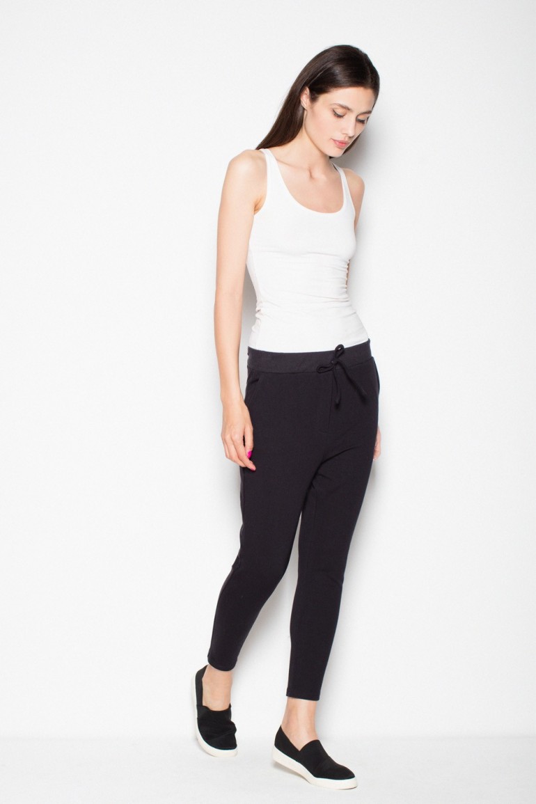 CM2956 Funkcjonalne spodnie dresowe damskie - czarne