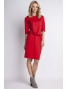 Elegancka sukienka mini - czerwona