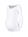 Elegancka bluzka ciążowa - biała